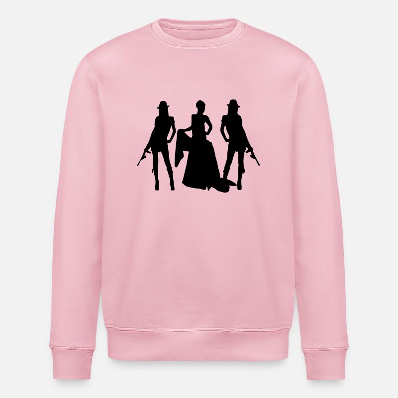 la sécurité de mariée - Sweat bio ROLLER Stanley/Stella Unisexe - rose pâle