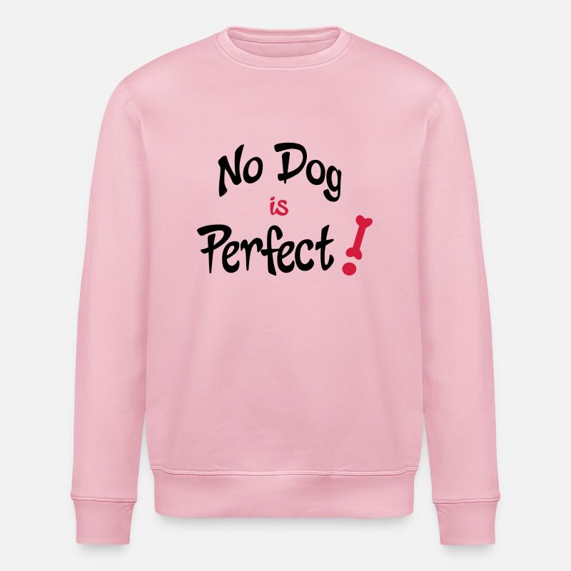 lustiger hund - Stanley/Stella Unisex Bio-Sweatshirt ROLLER - Hellrosa