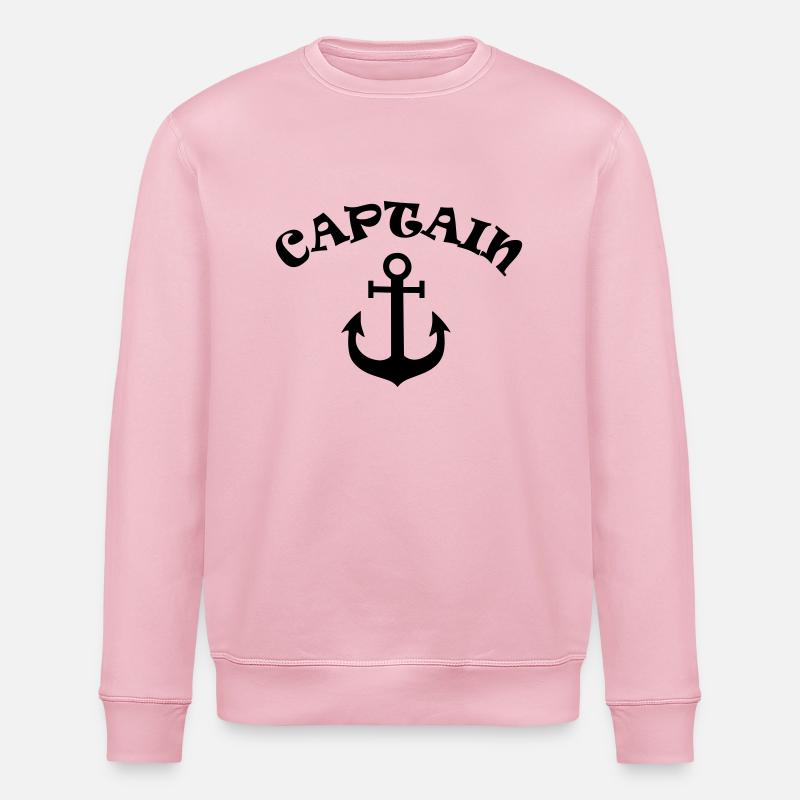 captain - Sweat bio ROLLER Stanley/Stella Unisexe - rose pâle