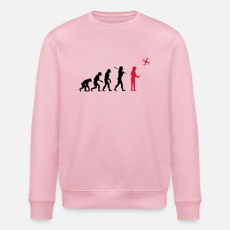 The drone evolution - Sweat bio ROLLER Stanley/Stella Unisexe - rose pâle