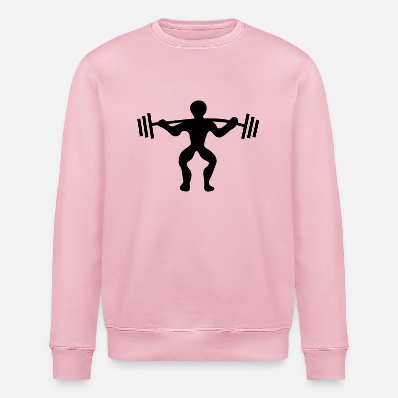 Bodybuilder - Stanley/Stella Unisex Bio-Sweatshirt ROLLER - Hellrosa