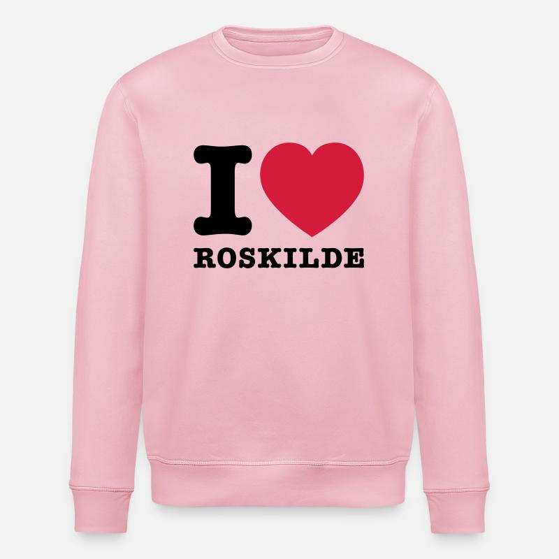 J'aime Roskilde 2 - Sweat bio ROLLER Stanley/Stella Unisexe - rose pâle