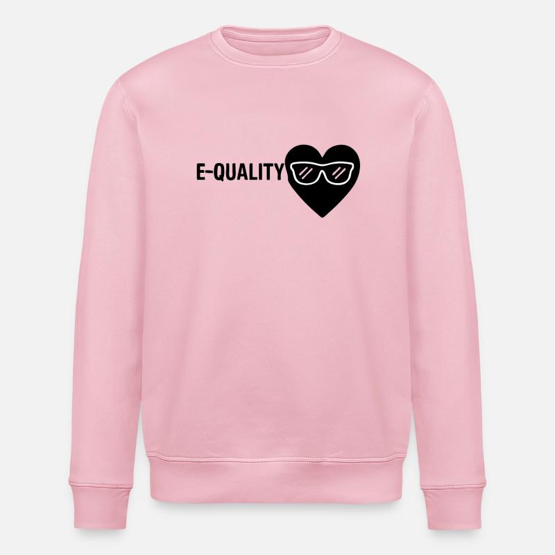 QUALITÉ E - Sweat bio ROLLER Stanley/Stella Unisexe - rose pâle