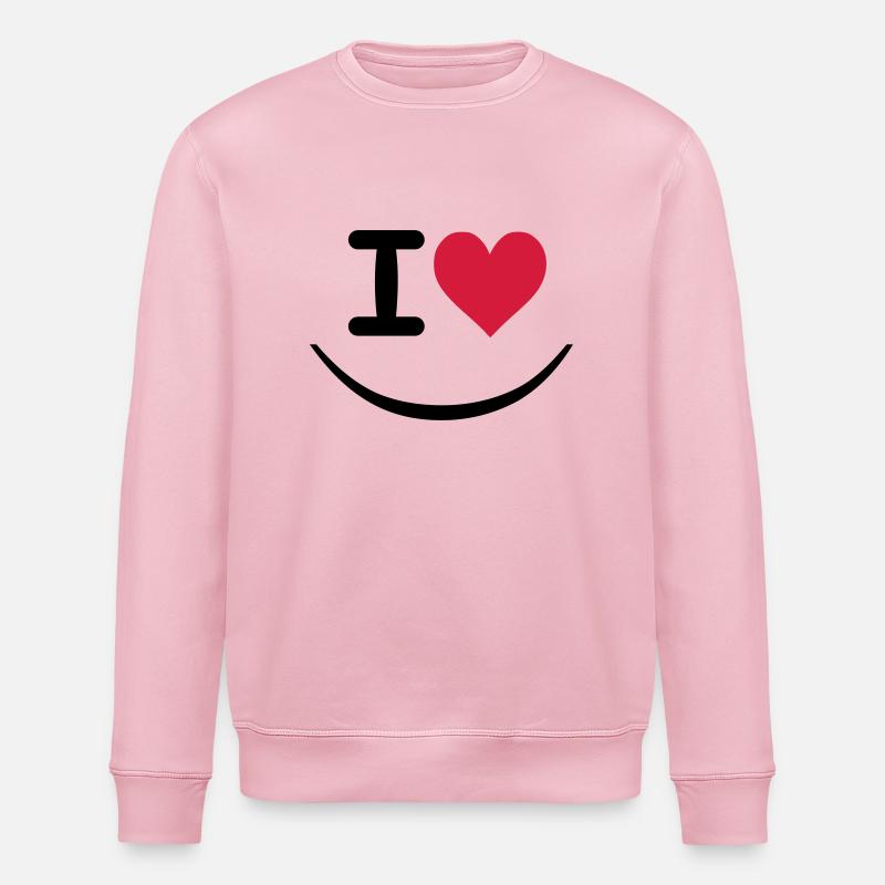 ich love - Stanley/Stella Unisex Bio-Sweatshirt ROLLER - Hellrosa