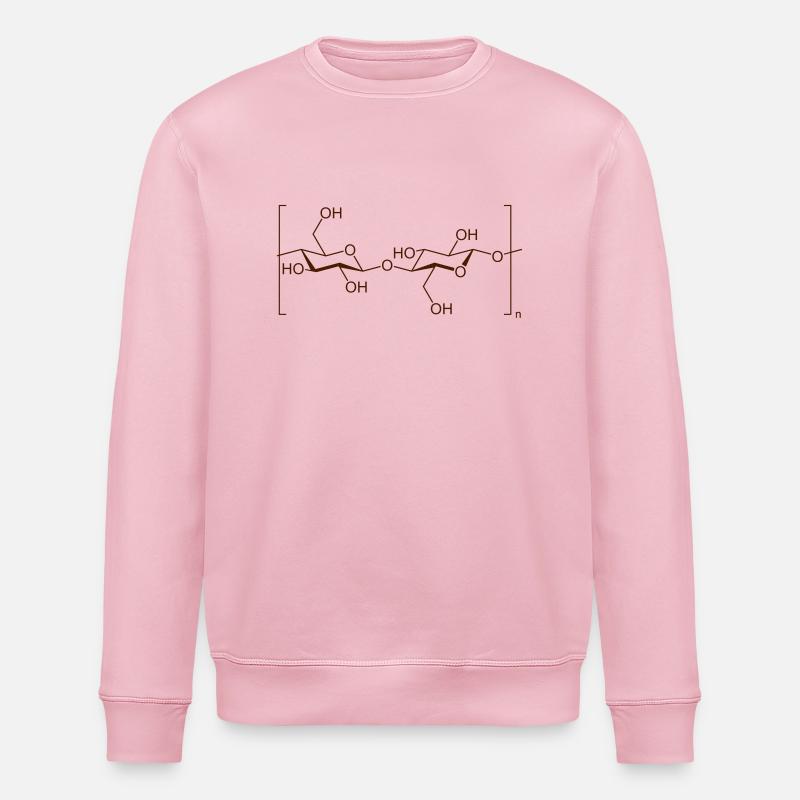 cellulose Cotton Baumwolle - Stanley/Stella Unisex Bio-Sweatshirt ROLLER - Hellrosa