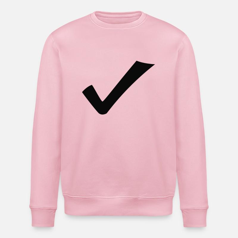 checkmark - Stanley/Stella ROLLER Unisex Organic Sweatshirt - cotton pink