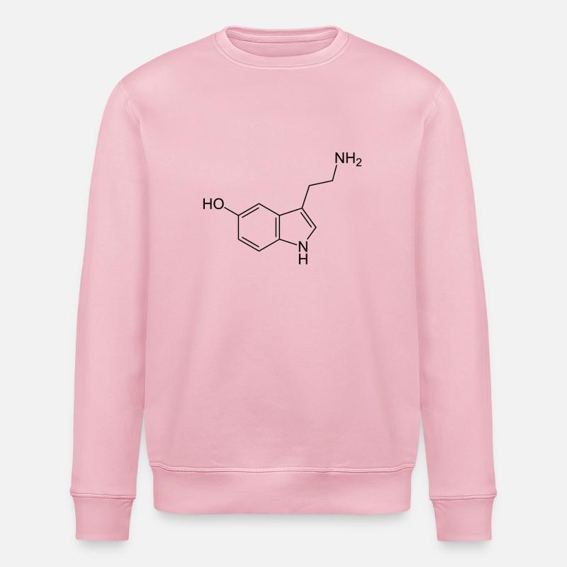 Serotonin - Stanley/Stella Unisex Bio-Sweatshirt ROLLER - Hellrosa