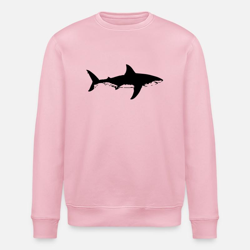 shark - Stanley/Stella Unisex Bio-Sweatshirt ROLLER - Hellrosa