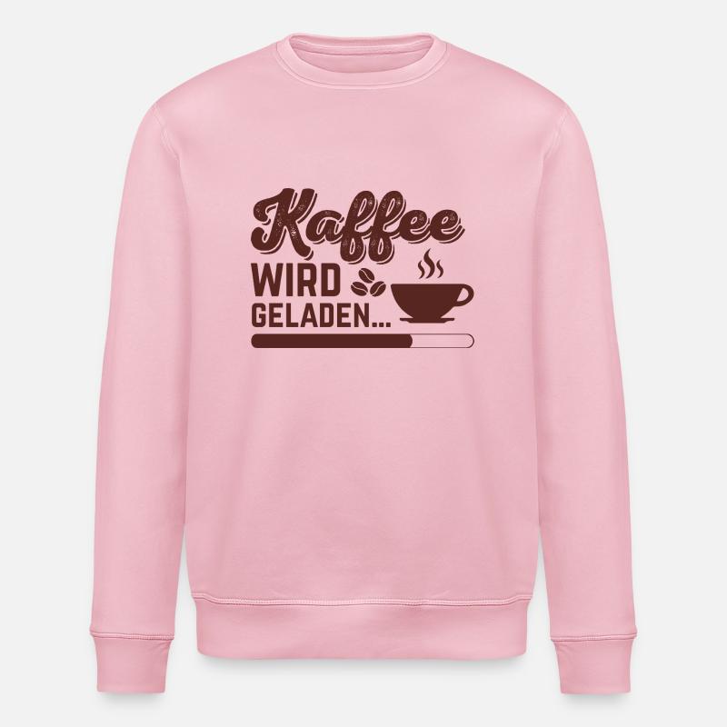Kaffee wird geladen - Stanley/Stella Unisex Bio-Sweatshirt ROLLER - Hellrosa