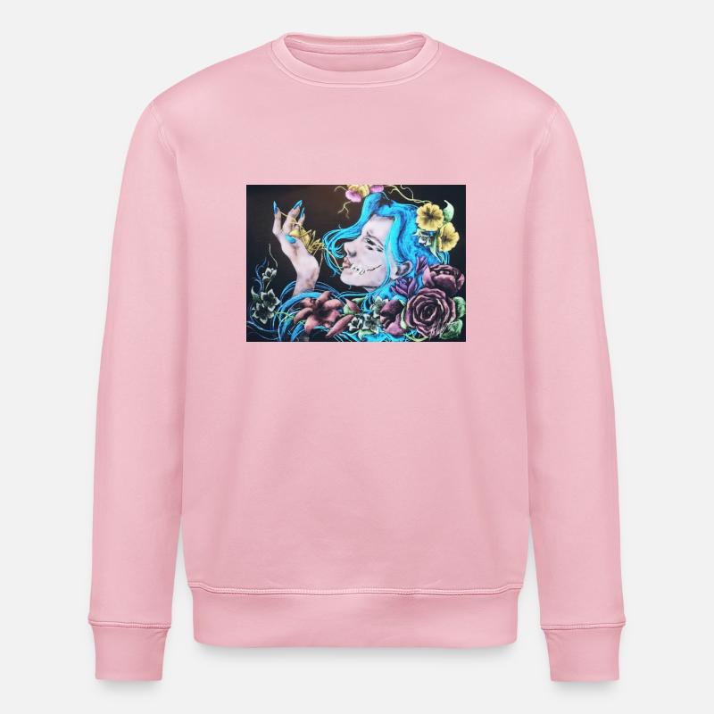Spinnenlady - Stanley/Stella Unisex Bio-Sweatshirt ROLLER - Hellrosa