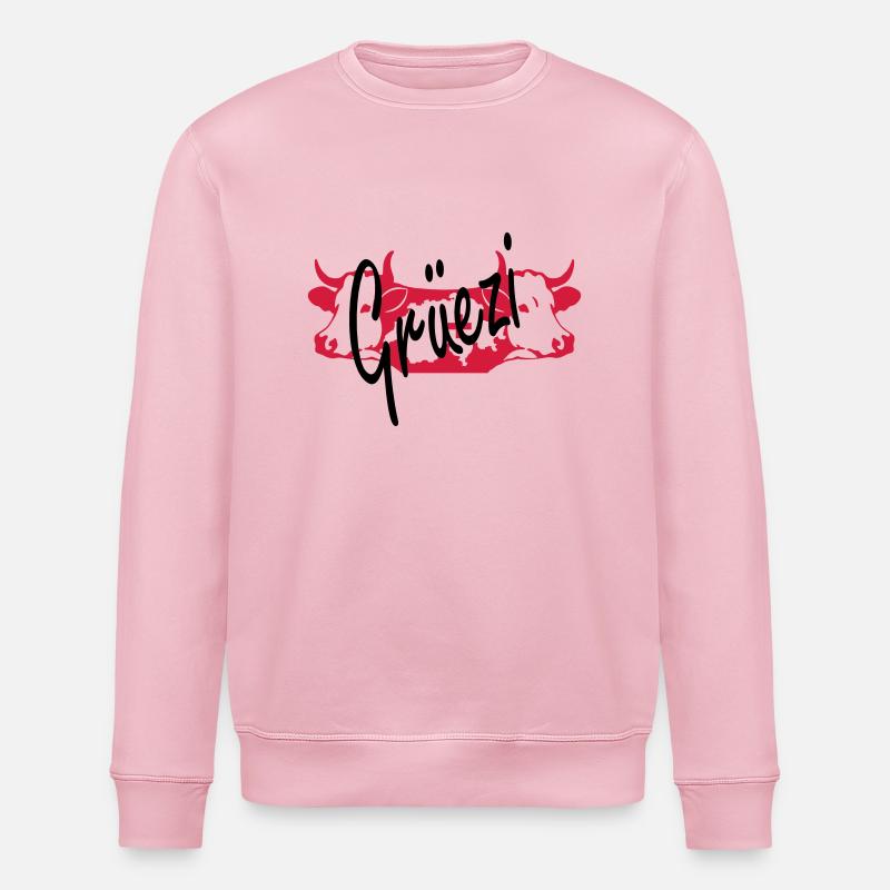 grüezi - Stanley/Stella Unisex Bio-Sweatshirt ROLLER - Hellrosa