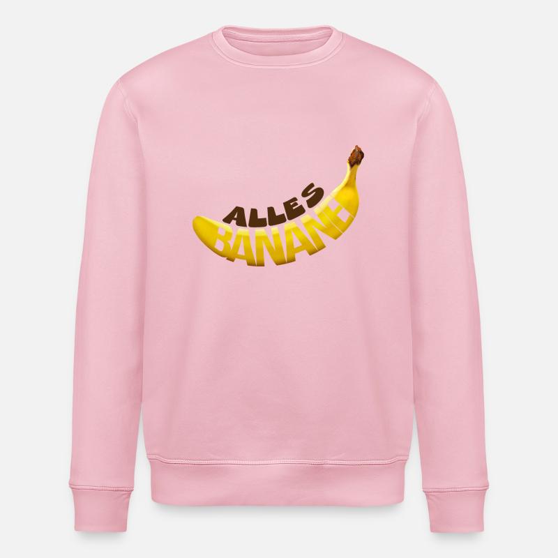 Alles Banane - Stanley/Stella Unisex Bio-Sweatshirt ROLLER - Hellrosa