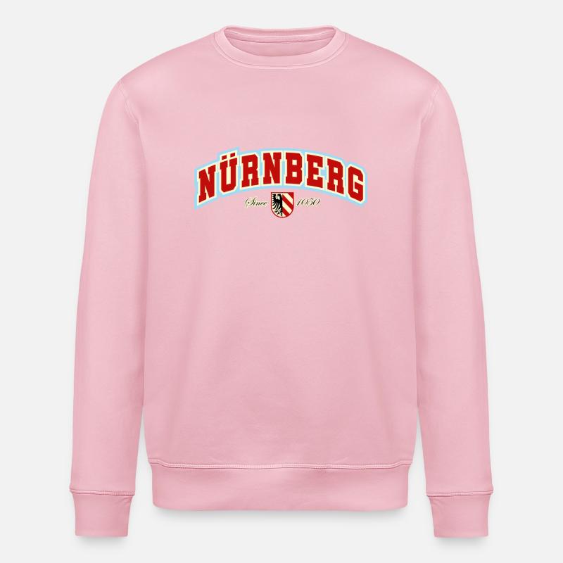 NÜRNBERG - Stanley/Stella Unisex Bio-Sweatshirt ROLLER - Hellrosa