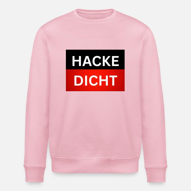 HACKE DICHT - Stanley/Stella Unisex Bio-Sweatshirt ROLLER - Hellrosa