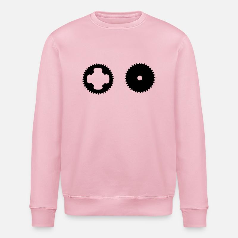 Chainring I - Stanley/Stella Unisex Bio-Sweatshirt ROLLER - Hellrosa