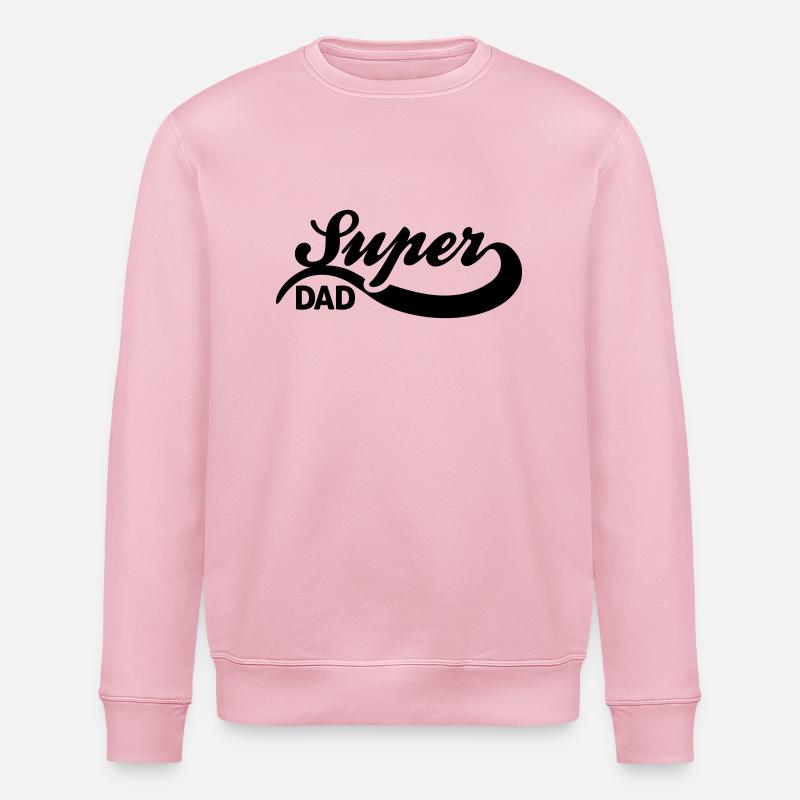 Père - Sweat bio ROLLER Stanley/Stella Unisexe - rose pâle