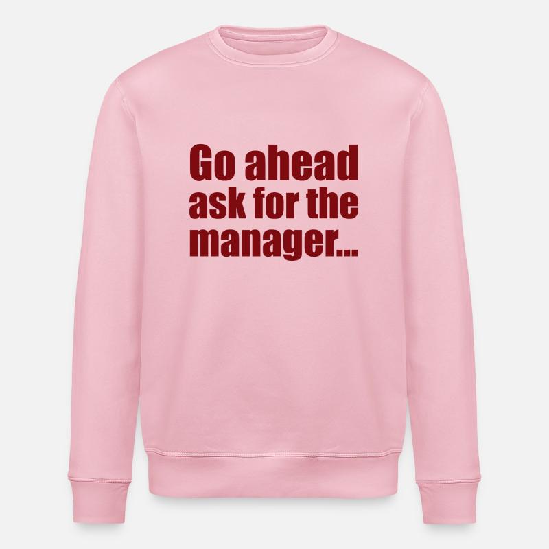 Gérant - Sweat bio ROLLER Stanley/Stella Unisexe - rose pâle