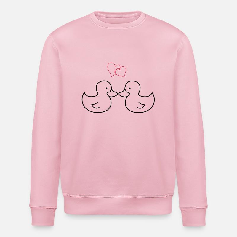 enten_verliebt - Sweat bio ROLLER Stanley/Stella Unisexe - rose pâle