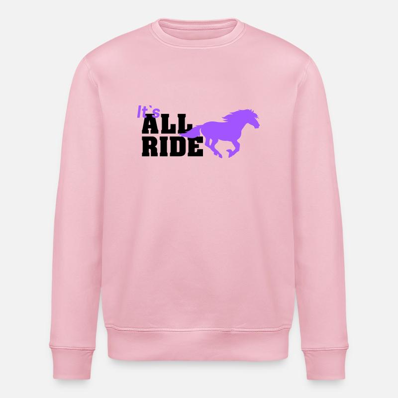 all ride - Stanley/Stella Unisex Bio-Sweatshirt ROLLER - Hellrosa