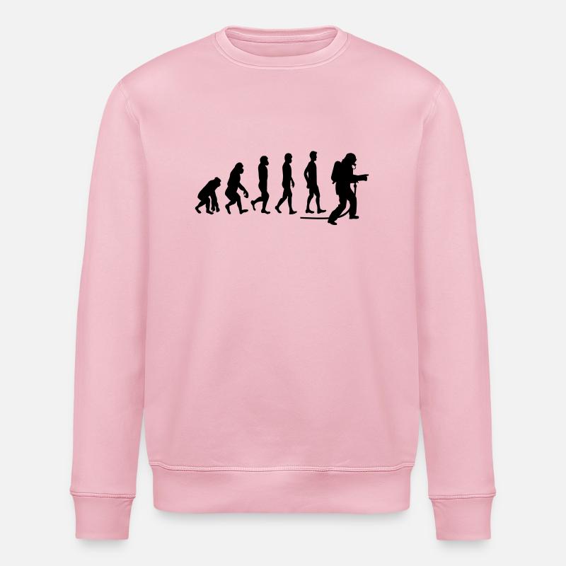 evolution feuerwehr1 - Stanley/Stella Unisex Bio-Sweatshirt ROLLER - Hellrosa