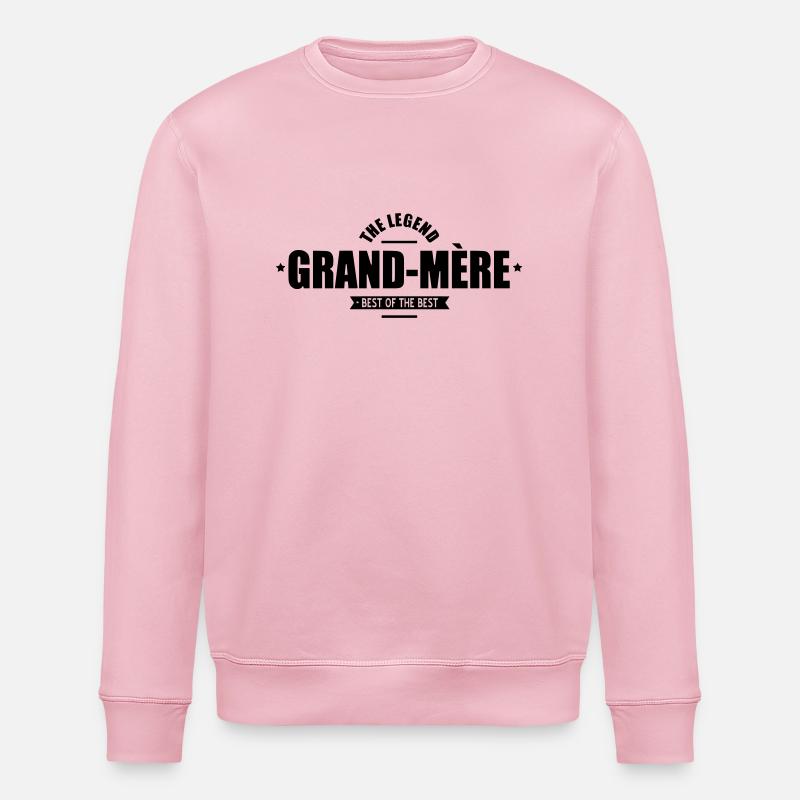 grand-mère - Sweat bio ROLLER Stanley/Stella Unisexe - rose pâle