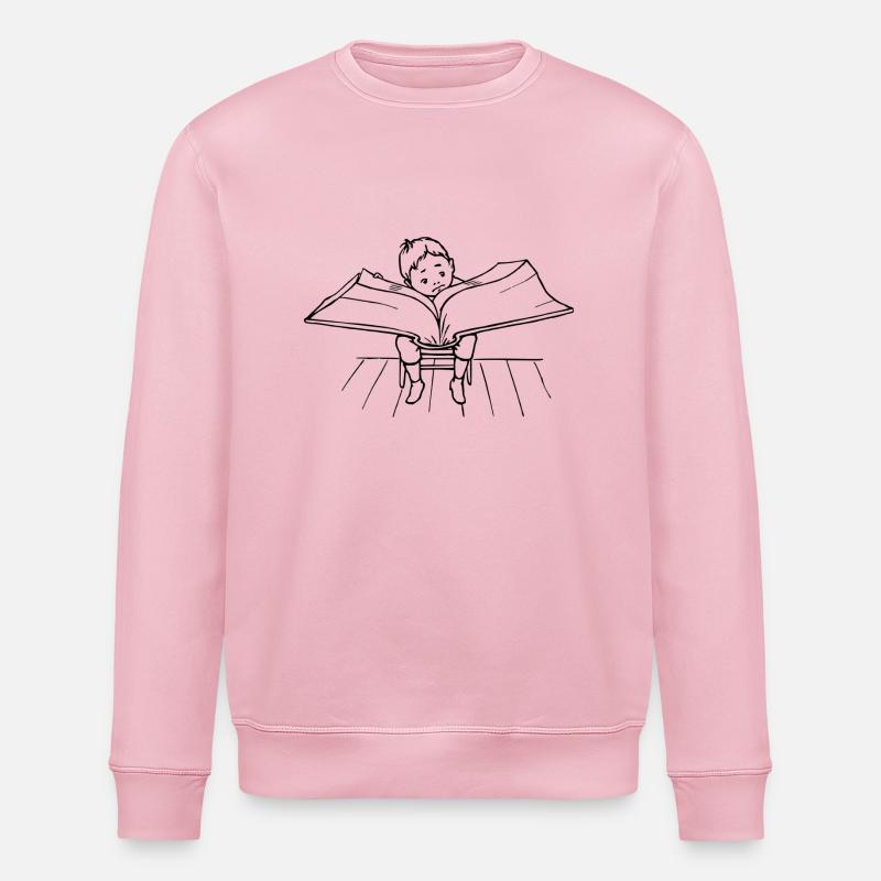 Buch - Stanley/Stella Unisex Bio-Sweatshirt ROLLER - Hellrosa