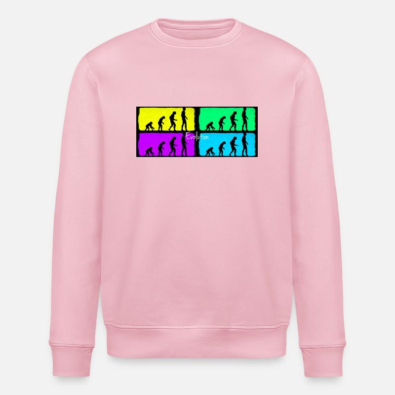évolution - Sweat bio ROLLER Stanley/Stella Unisexe - rose pâle