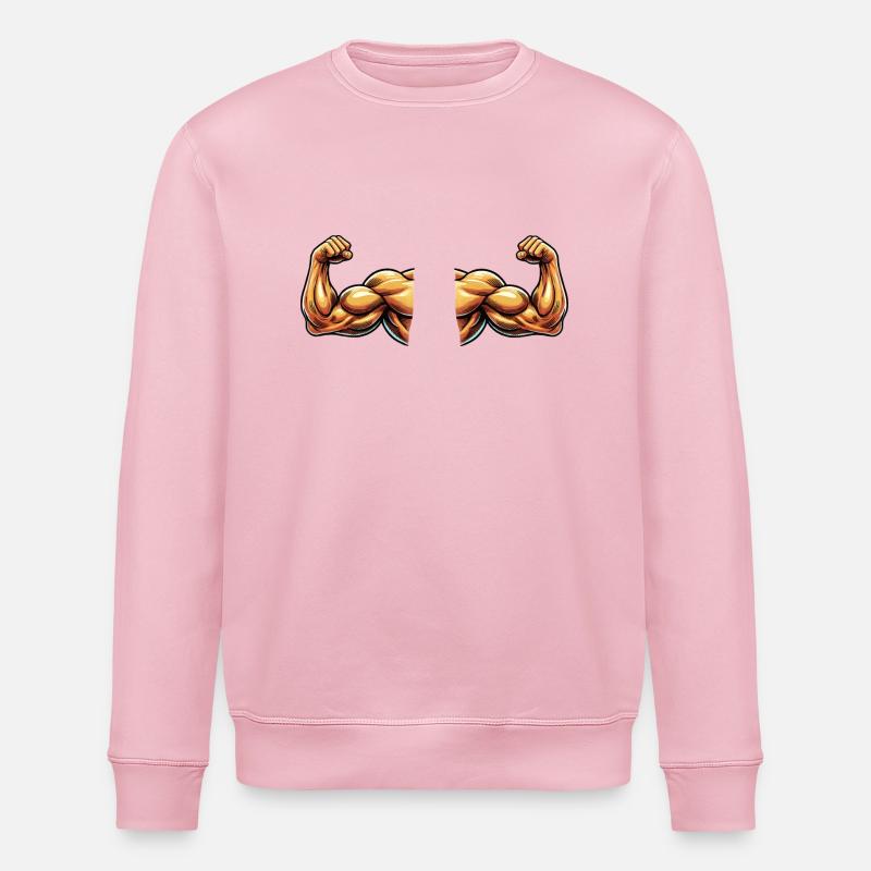 Biceps 2 - Sweat bio ROLLER Stanley/Stella Unisexe - rose pâle