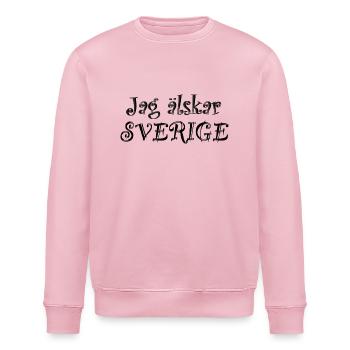Ich liebe Schweden - Stanley/Stella Unisex Bio-Sweatshirt ROLLER - Hellrosa - Vorne - Nik (191cm)