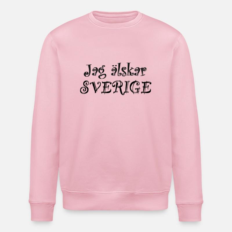 J’adore la Suède - Sweat bio ROLLER Stanley/Stella Unisexe - rose pâle