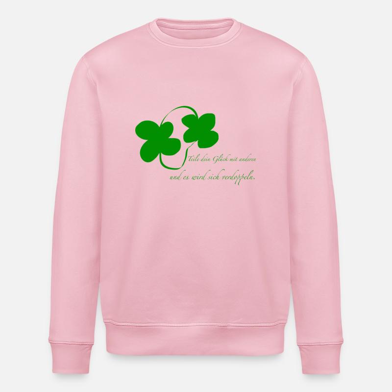 teile dein Glück - Stanley/Stella Unisex Bio-Sweatshirt ROLLER - Hellrosa