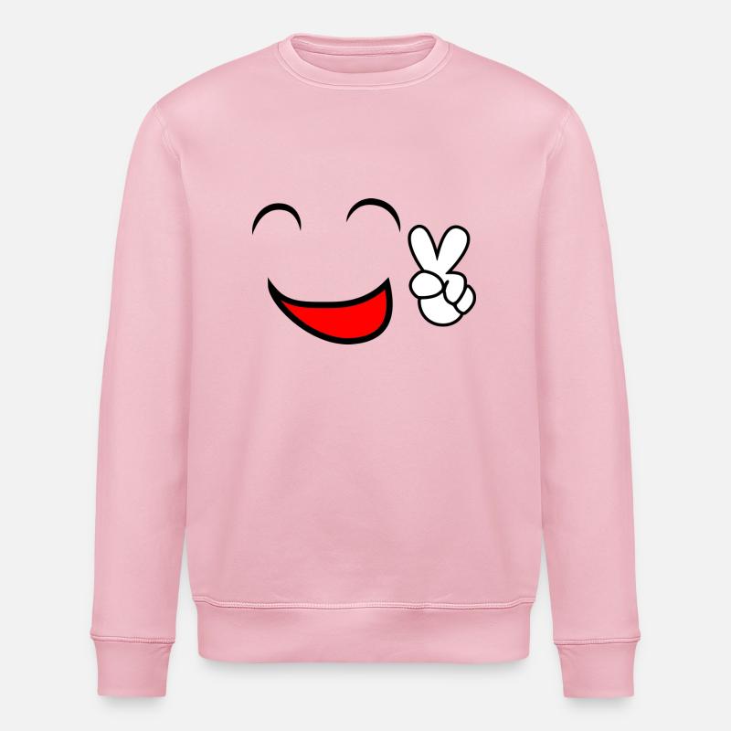 comic - Stanley/Stella Unisex Bio-Sweatshirt ROLLER - Hellrosa