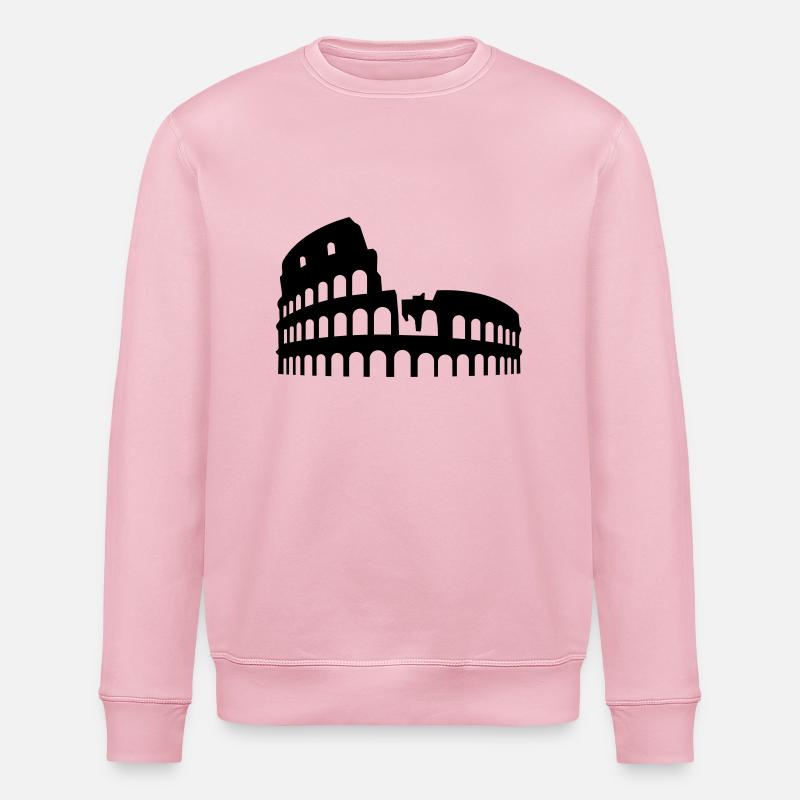 Colisée - Sweat bio ROLLER Stanley/Stella Unisexe - rose pâle