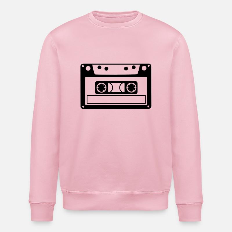 musikkassette - Stanley/Stella Unisex Bio-Sweatshirt ROLLER - Hellrosa