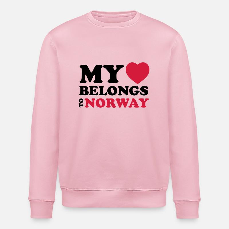 MHBT NORWAY - Stanley/Stella ROLLER Unisex Organic Sweatshirt - cotton pink