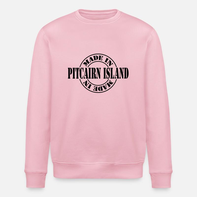 made in pitcairn island m1k2 - Stanley/Stella Unisex Bio-Sweatshirt ROLLER - Hellrosa