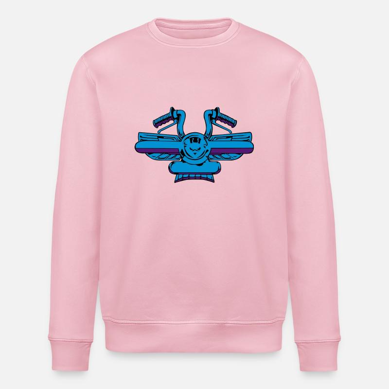 A background controllers - Stanley/Stella ROLLER Unisex Organic Sweatshirt - cotton pink