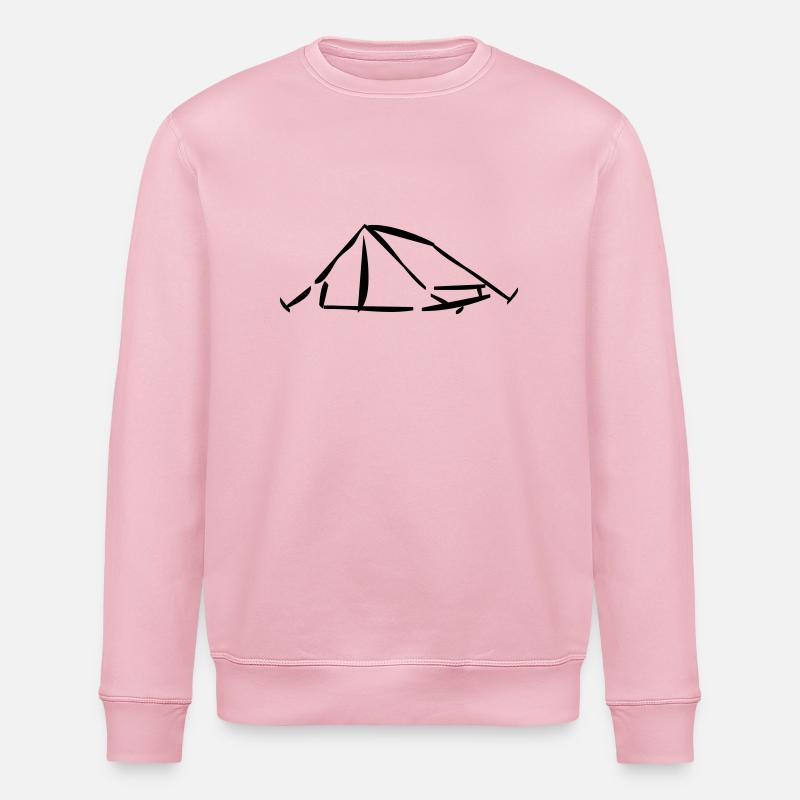 tent_1 - Stanley/Stella ROLLER Unisex Organic Sweatshirt - cotton pink