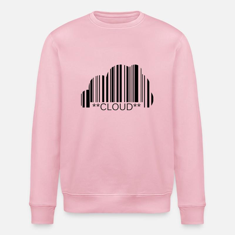VapeCode Cloud - Sweat bio ROLLER Stanley/Stella Unisexe - rose pâle