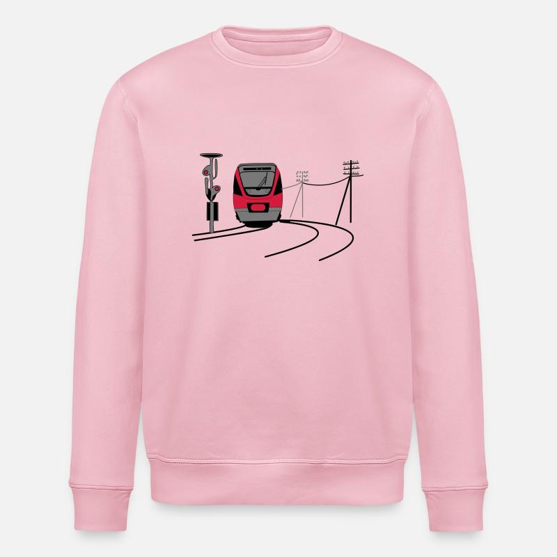 bahn - Stanley/Stella ROLLER Unisex Organic Sweatshirt - cotton pink