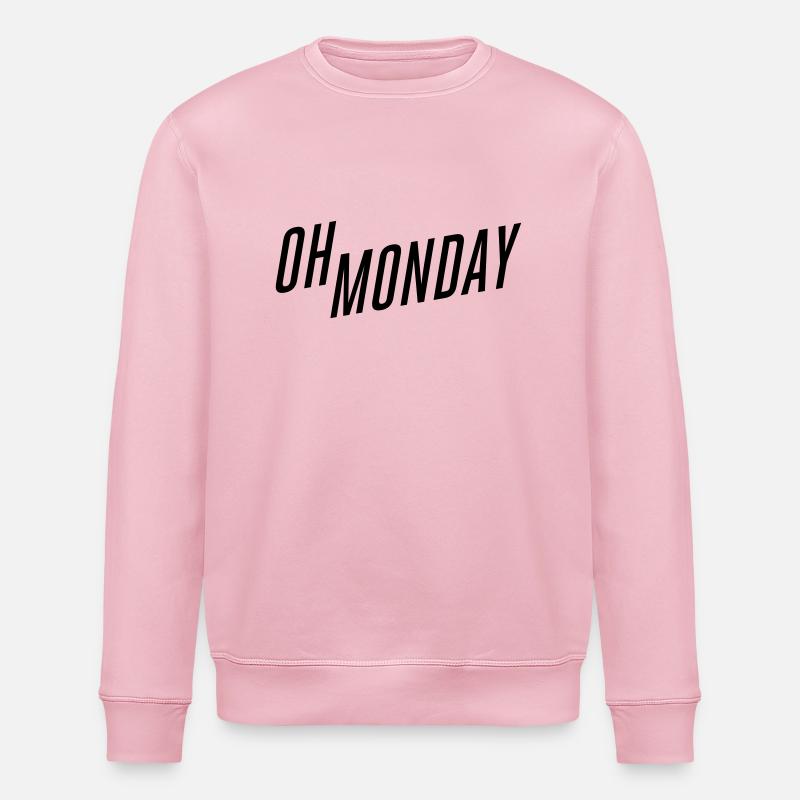 oh monday - Sweat bio ROLLER Stanley/Stella Unisexe - rose pâle