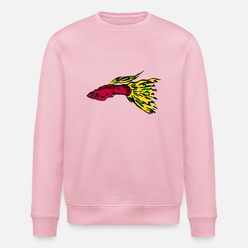 Fische - Stanley/Stella Unisex Bio-Sweatshirt ROLLER - Hellrosa