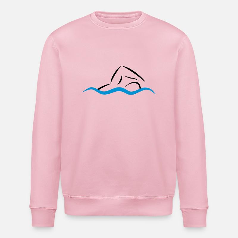 nage - Sweat bio ROLLER Stanley/Stella Unisexe - rose pâle