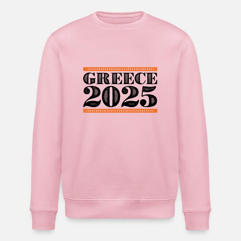 Grèce 2025 - Sweat bio ROLLER Stanley/Stella Unisexe - rose pâle