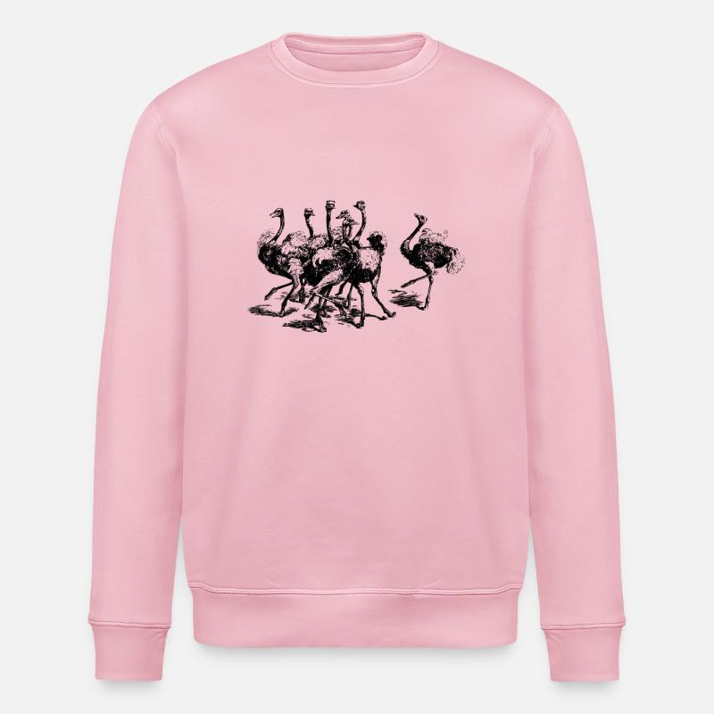 Strauß - Stanley/Stella Unisex Bio-Sweatshirt ROLLER - Hellrosa