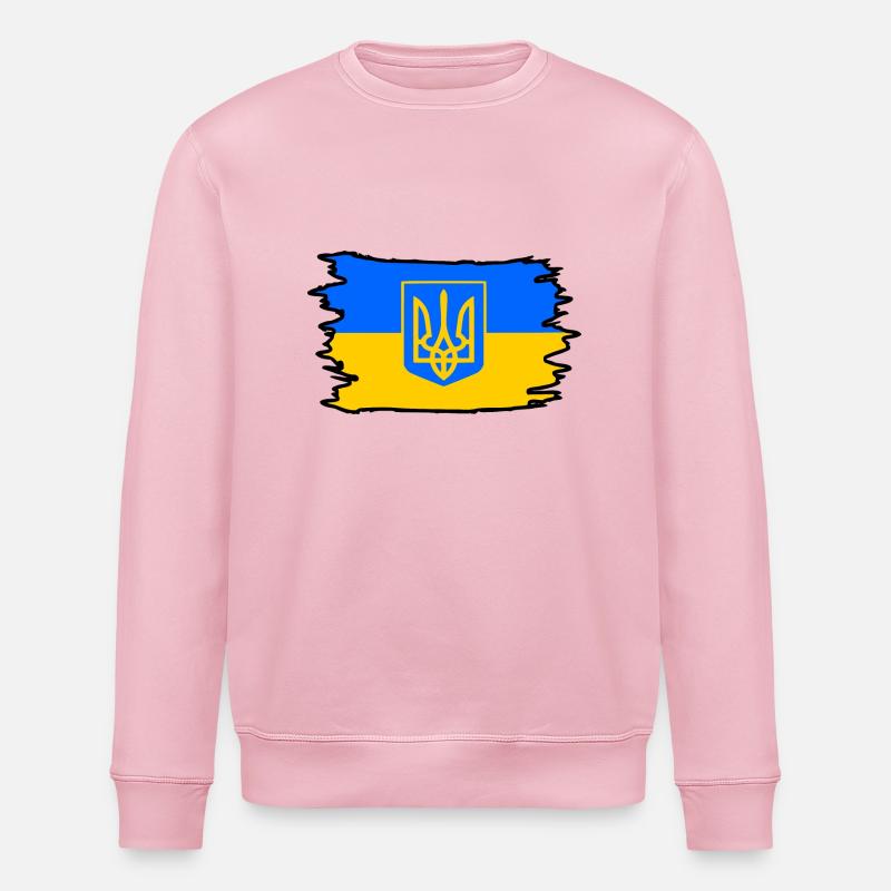 Ukraine - Sweat bio ROLLER Stanley/Stella Unisexe - rose pâle