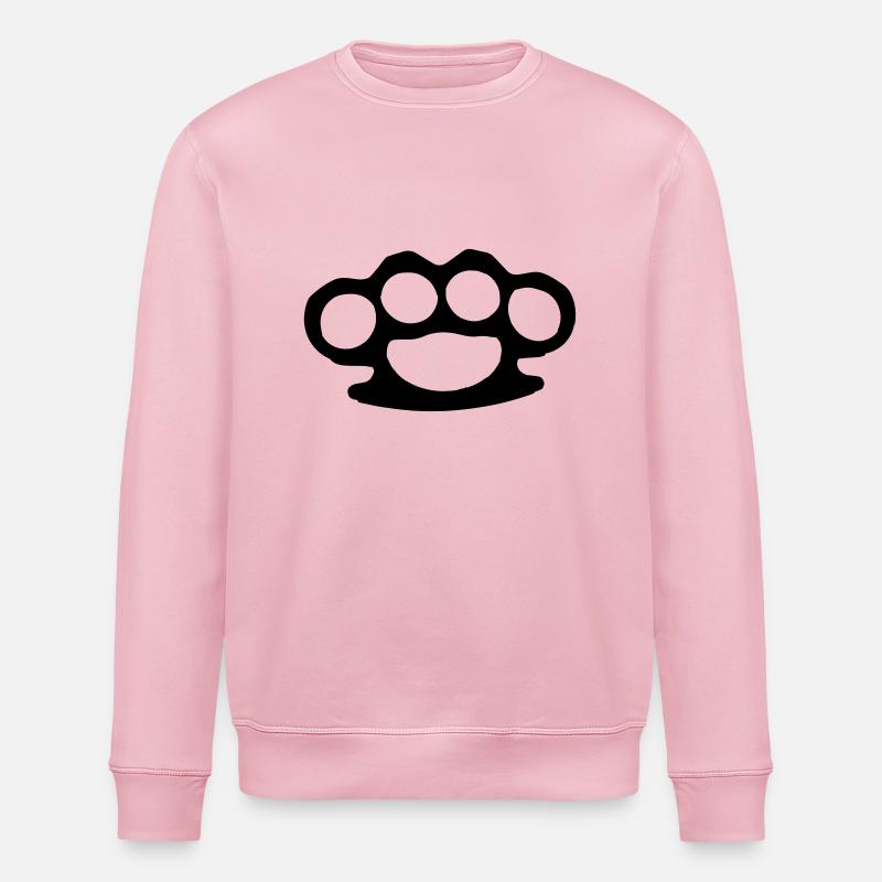 knuckle duster - Stanley/Stella ROLLER Unisex Organic Sweatshirt - cotton pink