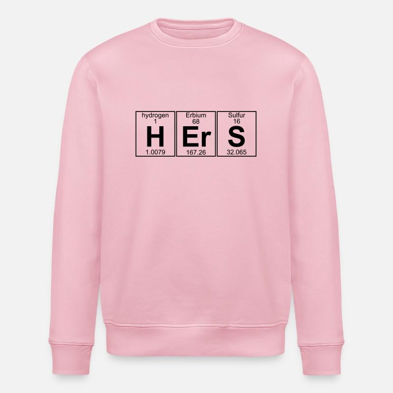 H-Er-S (hers) - Full - Sweat bio ROLLER Stanley/Stella Unisexe - rose pâle