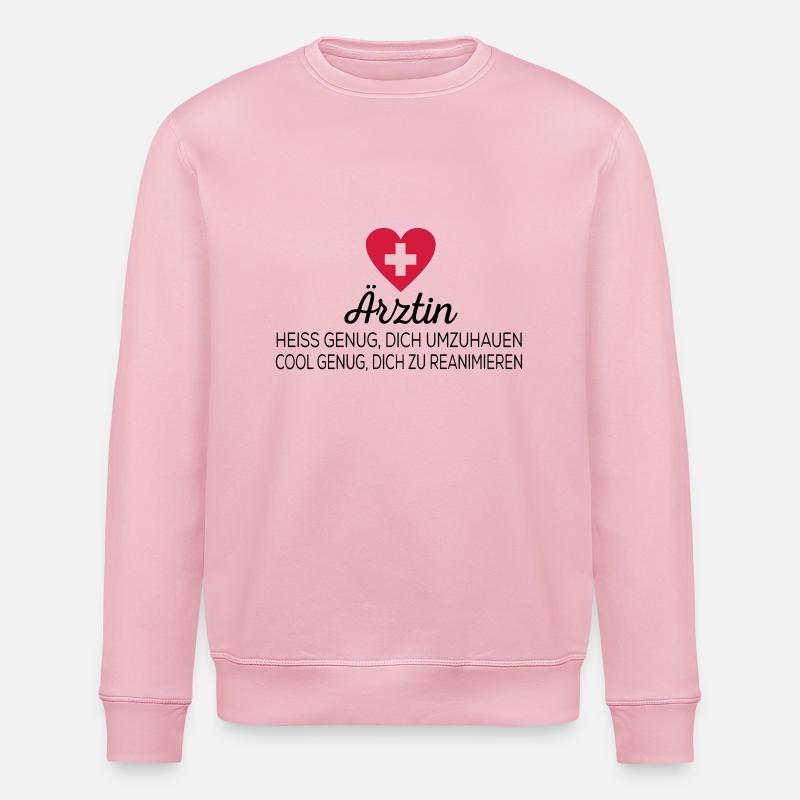 Médecin - Sweat bio ROLLER Stanley/Stella Unisexe - rose pâle