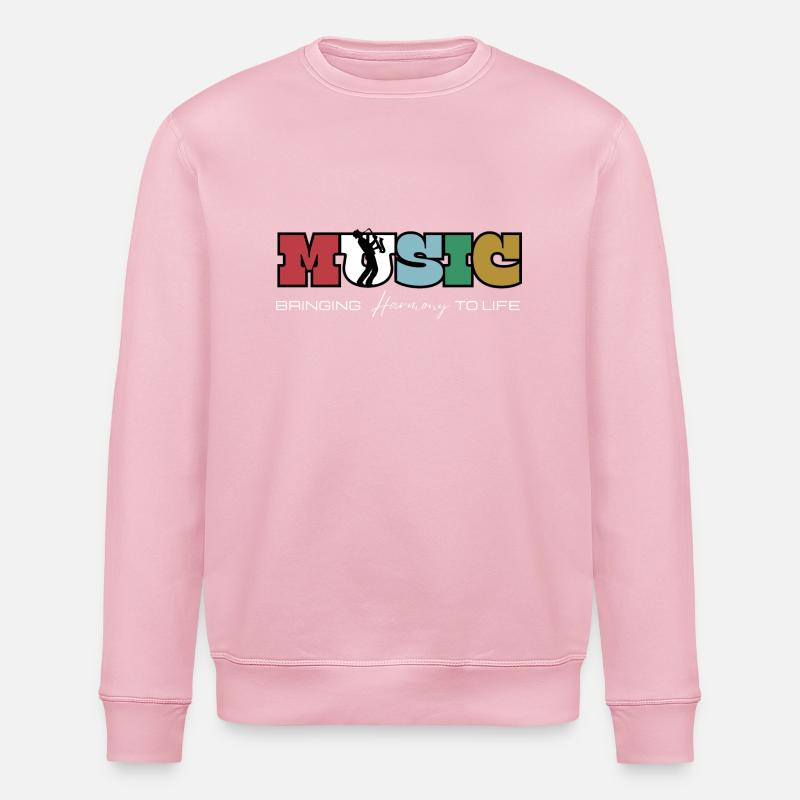 Music Harnony - Stanley/Stella Unisex Bio-Sweatshirt ROLLER - Hellrosa